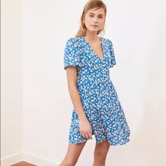 Floral Print Mini Dress - Picture 1 of 5